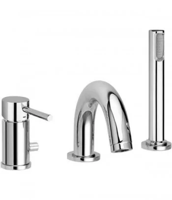 Miscelatore gruppo bordo vasca PAFFONI LIG041LCR serie LIGHT