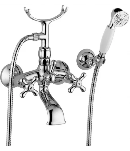 Gruppo vasca/doccia IRV026CR Retrò serie IRIS-VIOLA gruppo vasca/doccia - PAFFONI