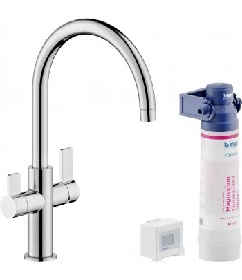 Rubinetto Lavello FL96824/3VBCR con sistema filtrante FLAG SORGENTE FILTRA NOBILI