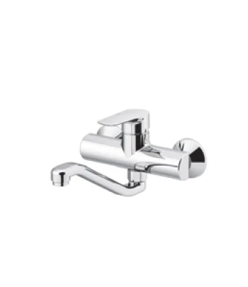 Miscelatore lavello 3062/30C0 a parete con bocca girevole GATTONI