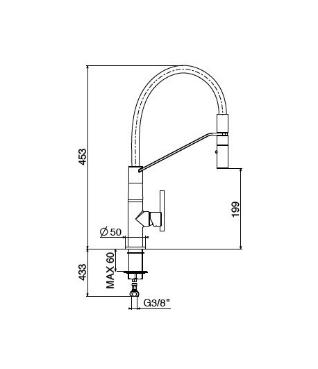 Miscelatore lavello 0715/PCC0 serie LINEA 34 GATTONI.Miscelatore lavello 0715/PCC0 serie LINEA 34 GATTONI